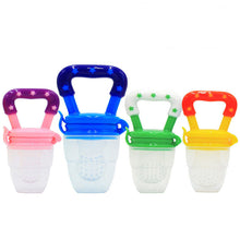 Load image into Gallery viewer, Baby Bottle Feeding Fruit Vegetable Newborn Food Supplement Bite Juice Feeder Kids Nimbler Pacifier For Fruit Portable S M L