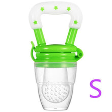 Load image into Gallery viewer, Baby Bottle Feeding Fruit Vegetable Newborn Food Supplement Bite Juice Feeder Kids Nimbler Pacifier For Fruit Portable S M L