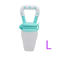 Load image into Gallery viewer, Baby Bottle Feeding Fruit Vegetable Newborn Food Supplement Bite Juice Feeder Kids Nimbler Pacifier For Fruit Portable S M L