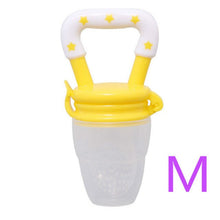 Load image into Gallery viewer, Baby Bottle Feeding Fruit Vegetable Newborn Food Supplement Bite Juice Feeder Kids Nimbler Pacifier For Fruit Portable S M L