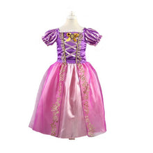Load image into Gallery viewer, 2-8t Girl Princess Dress Rapunzel Dress Up Baby Snow White Belle Cinderella Cosplay Costume for Party Birthda