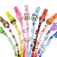 Load image into Gallery viewer, Baby Pacifier Clip Chain Infant Boys Girls Cute Cartoon Bear Teether Anti-drop Rope Baby Nipple Feeding Holder Cadena Chupete