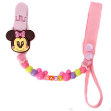 Load image into Gallery viewer, Baby Pacifier Clip Chain Infant Boys Girls Cute Cartoon Bear Teether Anti-drop Rope Baby Nipple Feeding Holder Cadena Chupete
