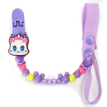 Load image into Gallery viewer, Baby Pacifier Clip Chain Infant Boys Girls Cute Cartoon Bear Teether Anti-drop Rope Baby Nipple Feeding Holder Cadena Chupete