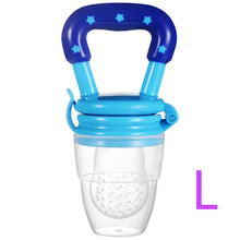Load image into Gallery viewer, Baby Bottle Feeding Fruit Vegetable Newborn Food Supplement Bite Juice Feeder Kids Nimbler Pacifier For Fruit Portable S M L

