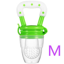 Load image into Gallery viewer, Baby Bottle Feeding Fruit Vegetable Newborn Food Supplement Bite Juice Feeder Kids Nimbler Pacifier For Fruit Portable S M L
