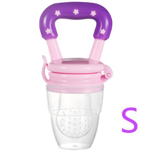Load image into Gallery viewer, Baby Bottle Feeding Fruit Vegetable Newborn Food Supplement Bite Juice Feeder Kids Nimbler Pacifier For Fruit Portable S M L
