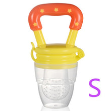 Load image into Gallery viewer, Baby Bottle Feeding Fruit Vegetable Newborn Food Supplement Bite Juice Feeder Kids Nimbler Pacifier For Fruit Portable S M L
