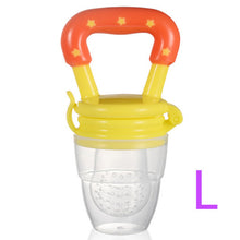 Load image into Gallery viewer, Baby Bottle Feeding Fruit Vegetable Newborn Food Supplement Bite Juice Feeder Kids Nimbler Pacifier For Fruit Portable S M L
