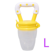 Load image into Gallery viewer, Baby Bottle Feeding Fruit Vegetable Newborn Food Supplement Bite Juice Feeder Kids Nimbler Pacifier For Fruit Portable S M L
