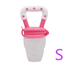 Load image into Gallery viewer, Baby Bottle Feeding Fruit Vegetable Newborn Food Supplement Bite Juice Feeder Kids Nimbler Pacifier For Fruit Portable S M L
