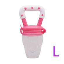 Load image into Gallery viewer, Baby Bottle Feeding Fruit Vegetable Newborn Food Supplement Bite Juice Feeder Kids Nimbler Pacifier For Fruit Portable S M L

