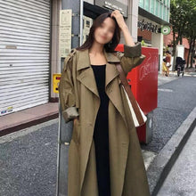 Load image into Gallery viewer, ZIAI 2020 hotsale women jacket spring long light trench coat warm lapel female windbreaker long sleeve lady casual stock ZS-7246
