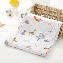 Load image into Gallery viewer, 120cm*110cm Swaddle Blanket Baby Blanket Bamboo Muslin Blanket 120 Baby Blankets Newborn Blanket Swaddle Cotton
