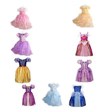 Load image into Gallery viewer, 2-8t  Girl Princess Dress Rapunzel Dress Up Baby Snow White Belle Cinderella Cosplay Costume for Party Birthda
