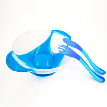 Load image into Gallery viewer, Learning Dishes Service Plate/Tray Suction Cup Baby Dinnerware Set Temperature Sensing Feeding Spoon Child Tableware Food Bowl
