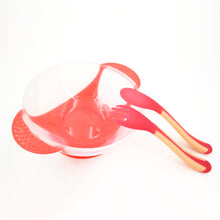 Load image into Gallery viewer, Learning Dishes Service Plate/Tray Suction Cup Baby Dinnerware Set Temperature Sensing Feeding Spoon Child Tableware Food Bowl
