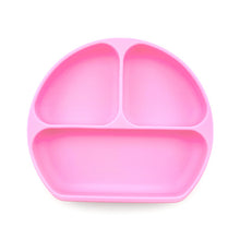 Load image into Gallery viewer, children's dishes baby Silicone Sucker Bowl Baby Smile Face Plate Tableware Set Smile Face Baby Tableware Set kids plate
