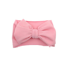 Load image into Gallery viewer, New Baby Girls Headband Toddler Big Bow Hairband Cute Solid Stretch Turban Big Knot Head Wrap Head wear
