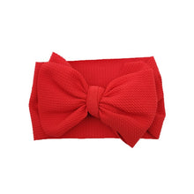 Load image into Gallery viewer, New Baby Girls Headband Toddler Big Bow Hairband Cute Solid Stretch Turban Big Knot Head Wrap Head wear
