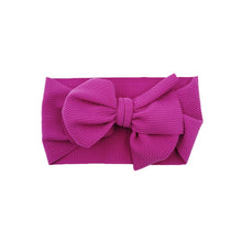 Load image into Gallery viewer, New Baby Girls Headband Toddler Big Bow Hairband Cute Solid Stretch Turban Big Knot Head Wrap Head wear
