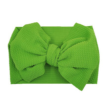 Load image into Gallery viewer, New Baby Girls Headband Toddler Big Bow Hairband Cute Solid Stretch Turban Big Knot Head Wrap Head wear
