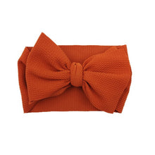 Load image into Gallery viewer, New Baby Girls Headband Toddler Big Bow Hairband Cute Solid Stretch Turban Big Knot Head Wrap Head wear
