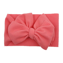 Load image into Gallery viewer, New Baby Girls Headband Toddler Big Bow Hairband Cute Solid Stretch Turban Big Knot Head Wrap Head wear
