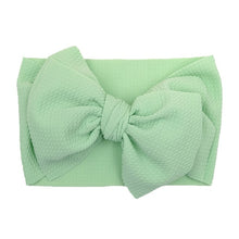 Load image into Gallery viewer, New Baby Girls Headband Toddler Big Bow Hairband Cute Solid Stretch Turban Big Knot Head Wrap Head wear
