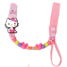 Load image into Gallery viewer, Baby Pacifier Clip Chain Infant Boys Girls Cute Cartoon Bear Teether Anti-drop Rope Baby Nipple Feeding Holder Cadena Chupete
