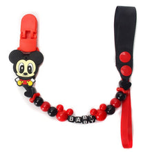 Load image into Gallery viewer, Baby Pacifier Clip Chain Infant Boys Girls Cute Cartoon Bear Teether Anti-drop Rope Baby Nipple Feeding Holder Cadena Chupete
