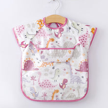 Load image into Gallery viewer, Newest Arrival Kids Toddler Infant Baby Girls Boys Cartoon Bib Waterproof Smock Eating Feeding Painting Smock Art Apron
