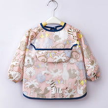 Load image into Gallery viewer, Newest Arrival Kids Toddler Infant Baby Girls Boys Cartoon Bib Waterproof Smock Eating Feeding Painting Smock Art Apron
