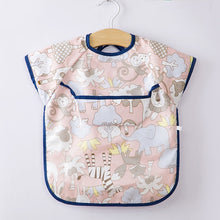 Load image into Gallery viewer, Newest Arrival Kids Toddler Infant Baby Girls Boys Cartoon Bib Waterproof Smock Eating Feeding Painting Smock Art Apron
