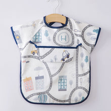 Load image into Gallery viewer, Newest Arrival Kids Toddler Infant Baby Girls Boys Cartoon Bib Waterproof Smock Eating Feeding Painting Smock Art Apron
