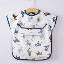 Load image into Gallery viewer, Newest Arrival Kids Toddler Infant Baby Girls Boys Cartoon Bib Waterproof Smock Eating Feeding Painting Smock Art Apron

